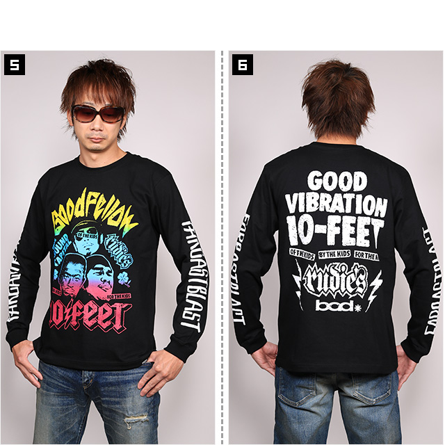 10-FEET x RUDIE'S GOOD FELLOWS ロンT - Tシャツ