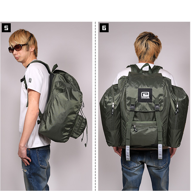 (リバーサル) reversal rvddw SUMMER SCHOOL RUCKSACK (BAG)(rv20ss707-OL) バッグ 鞄  リュック デイパック 国内正規品
