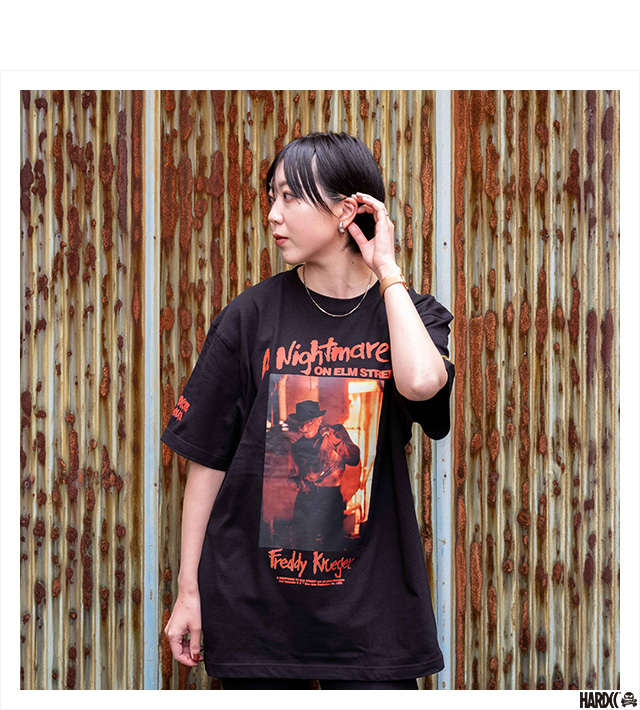 (ハードコアチョコレート) HARDCORE CHOCOLATE エルム街の悪夢 フレディ・クルーガー  (ナイトメア・ブラック)(SS:TEE)(T-1949AP-BK) Tシャツ 半袖 カットソー ワーナー・ブラザース 映画 国内正規品